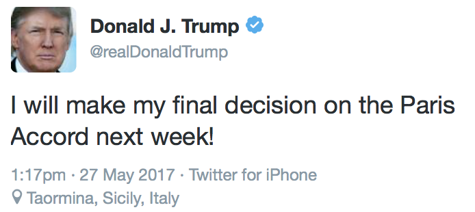 Donald Trump tweet