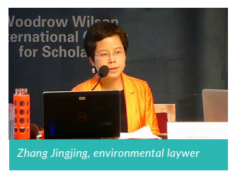 Chinese environmental lawyer Zhang Jingjing