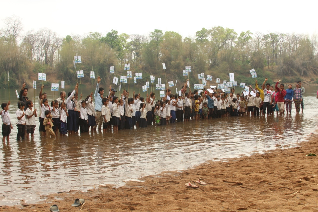 Villagers in northeastern Cambodia, affected by the Lower Sesan 2 Dam