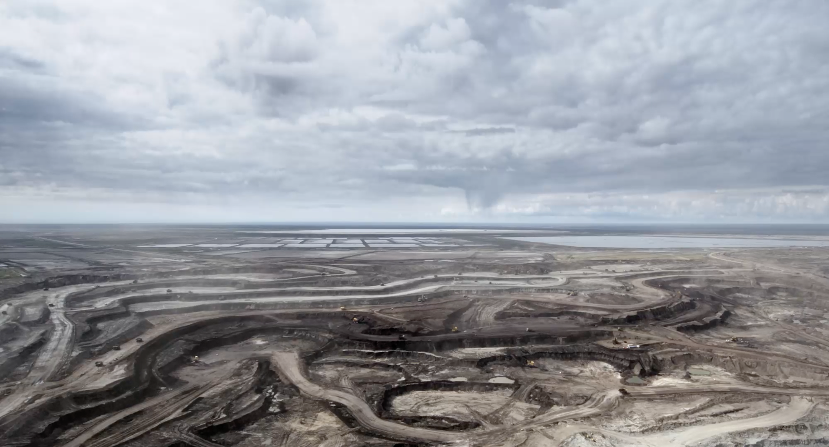 Oil sands, near Fort McKay, Canada from the documentary film Earth