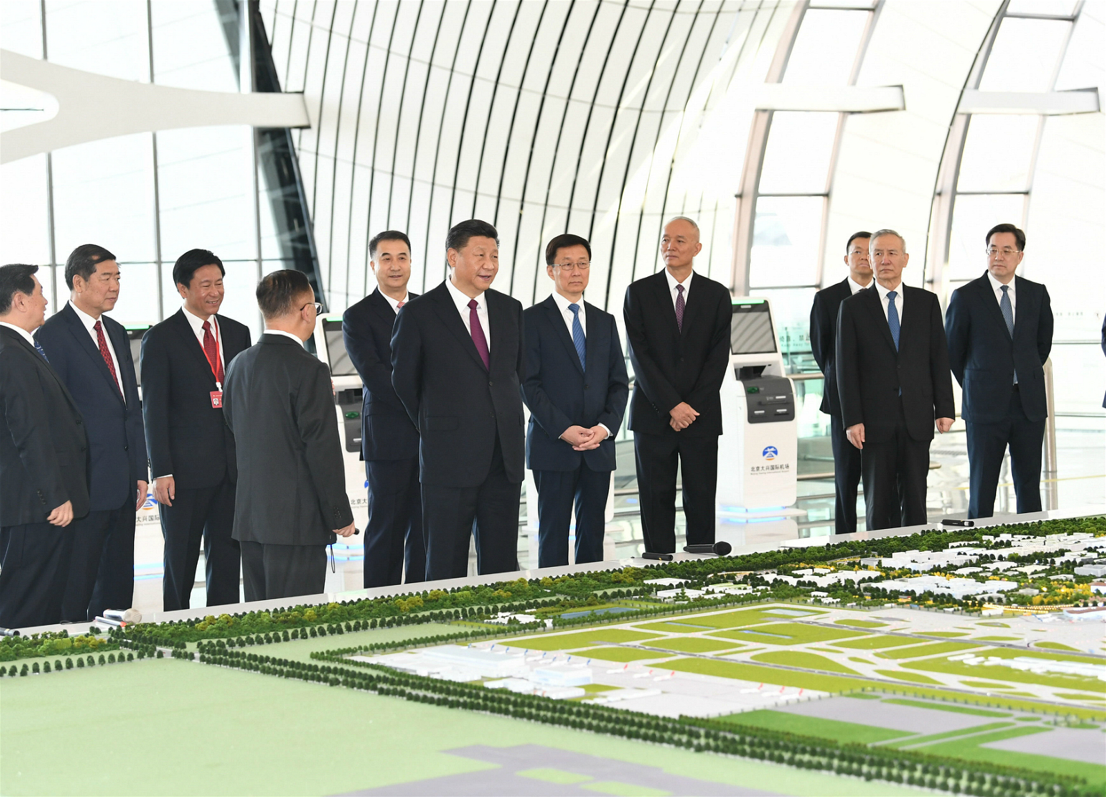 Xi Jinping on the opening day of Beijing Daxing airport (Image: Alamy)